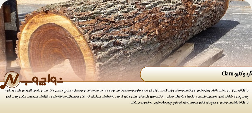 چوب گردو سیاه 